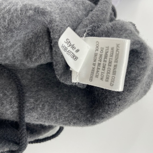 Hello Nite Leggings Joggers Burnout Women Sz Medium Cozy Gray Pull String Waist - Picture 10 of 13